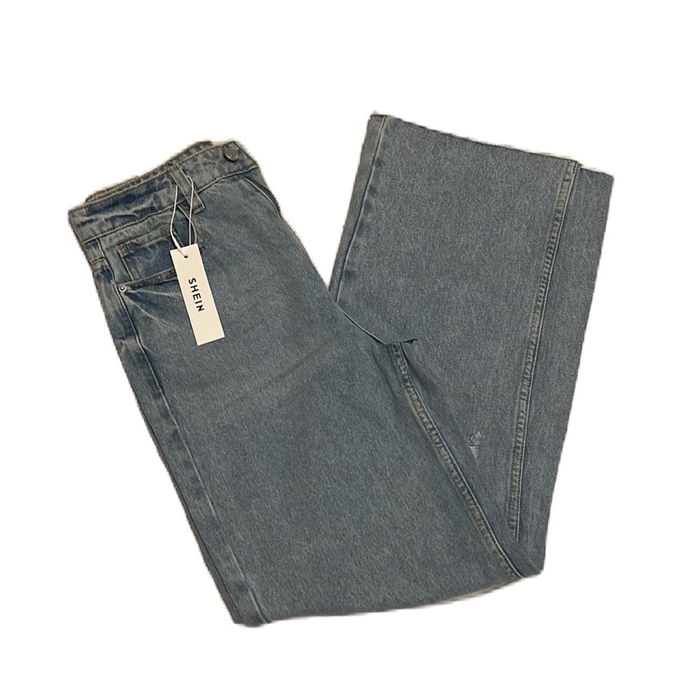 Women’s SHEIN, Distressed, Wide Leg Jeans, Size 26
